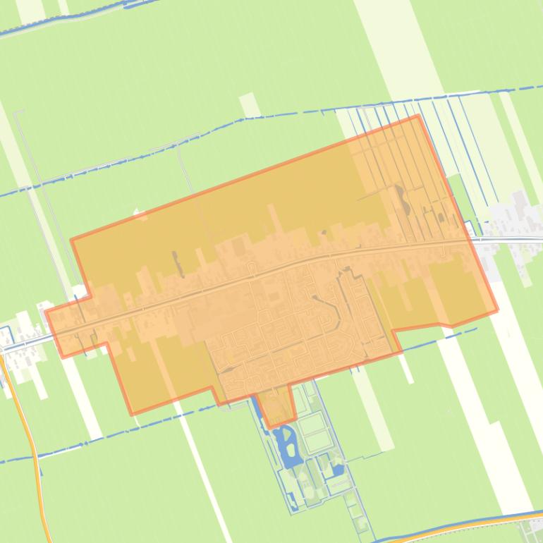 Kaart van de buurt Benschop-Dorp.