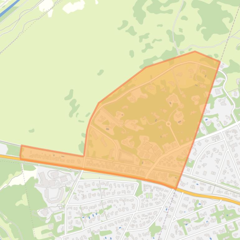 Kaart van de buurt Bentveld Noord.