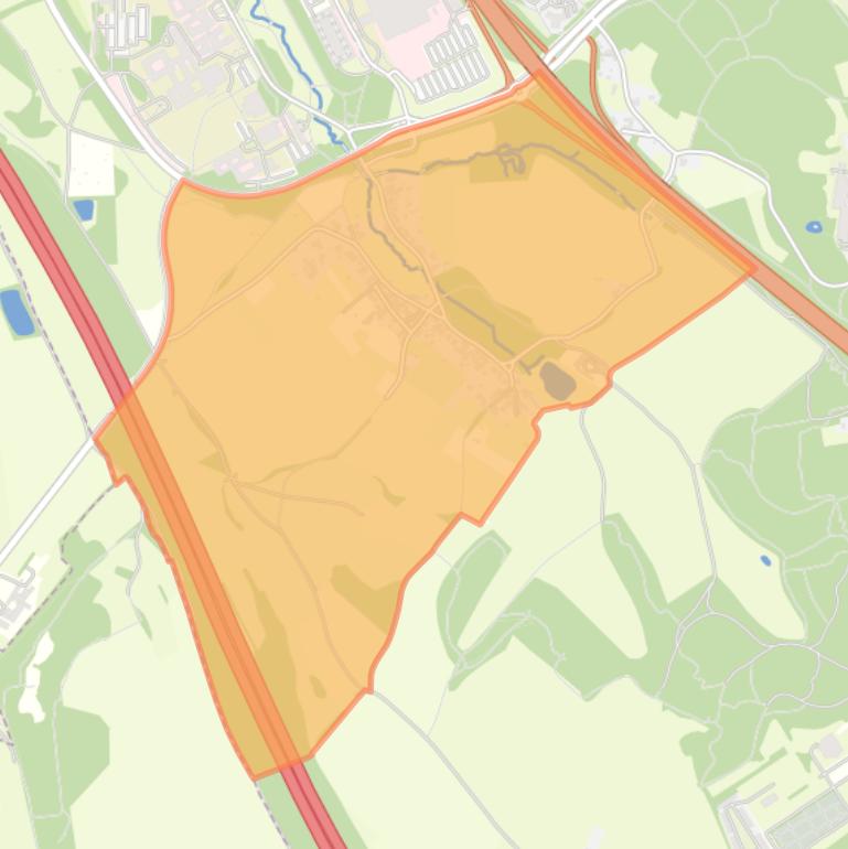 Kaart van de buurt Benzenrade.