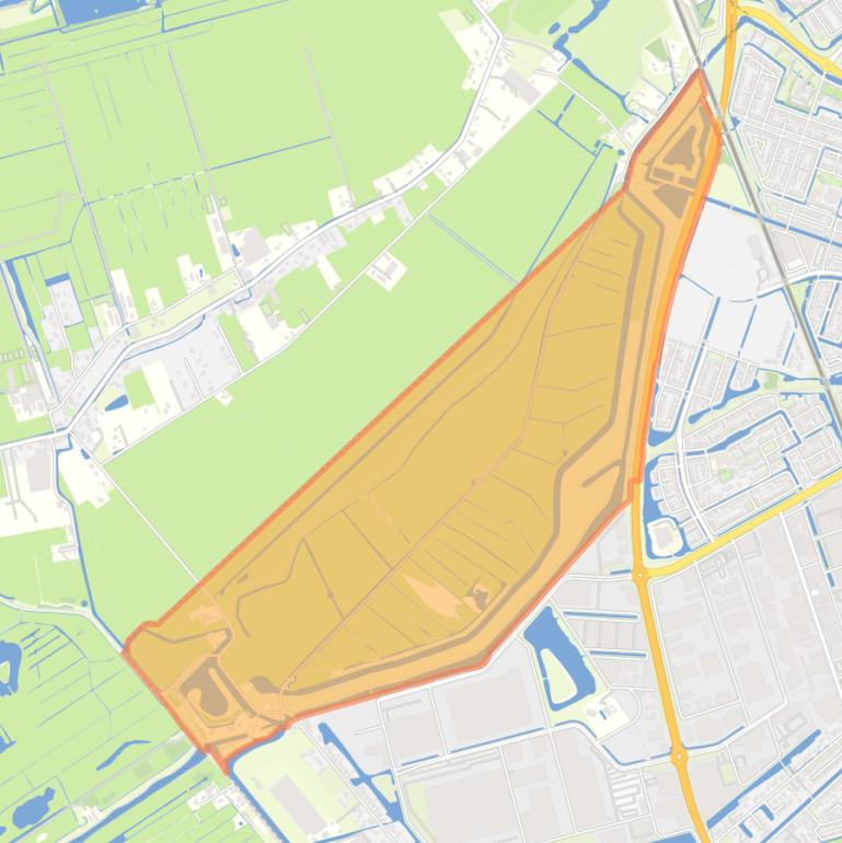Kaart van de buurt Bergboezem.