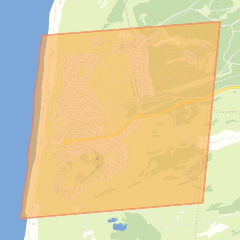 Kaart van de buurt Bergen aan Zee.