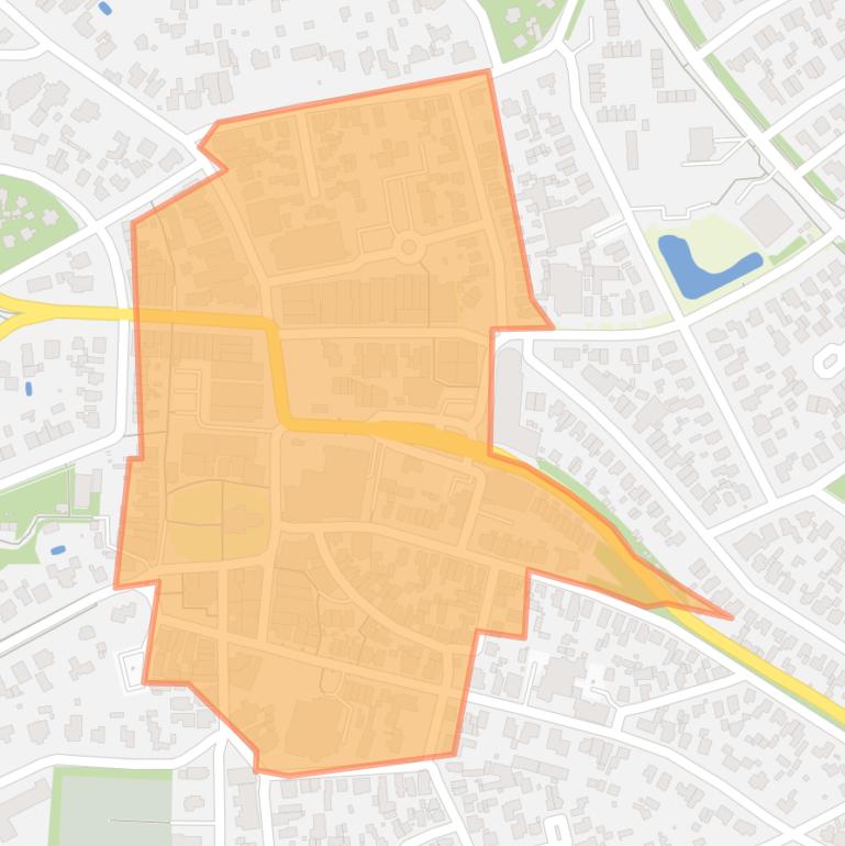 Kaart van de buurt Bergen-Centrum.