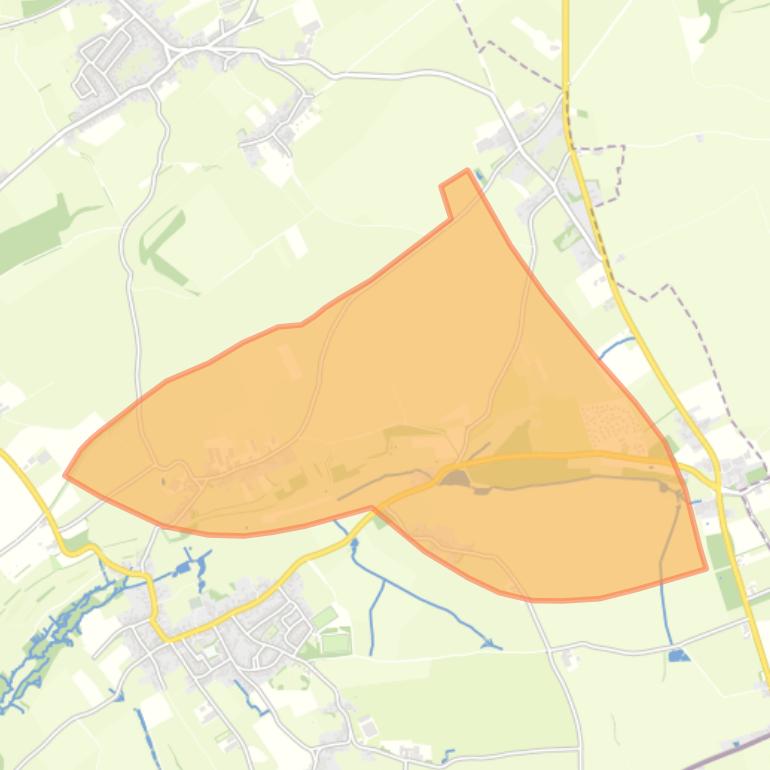 Kaart van de buurt Bergenhuizen en Schey.