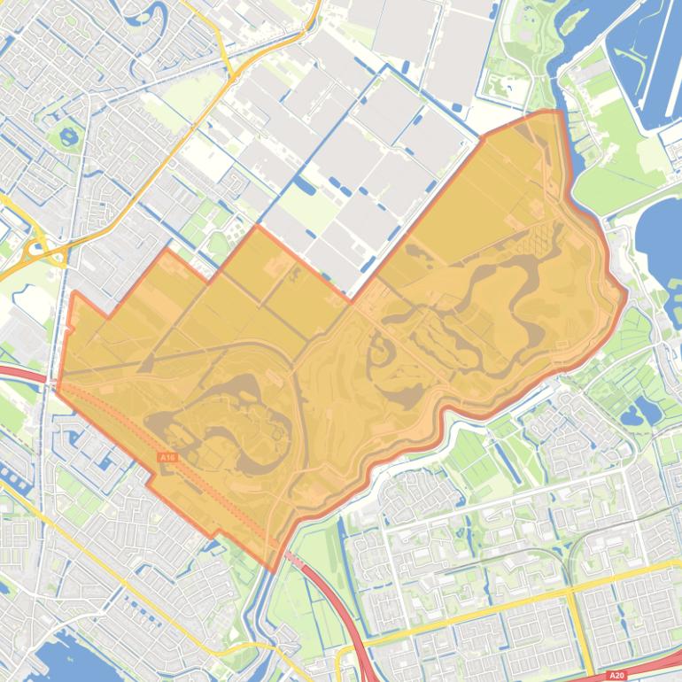 Kaart van de buurt Bergse Bos.
