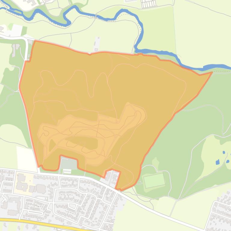 Kaart van de buurt Bergse Heide.