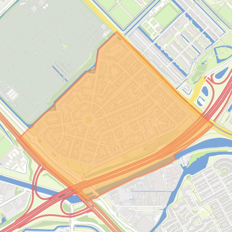 Kaart van de buurt Betondorp.