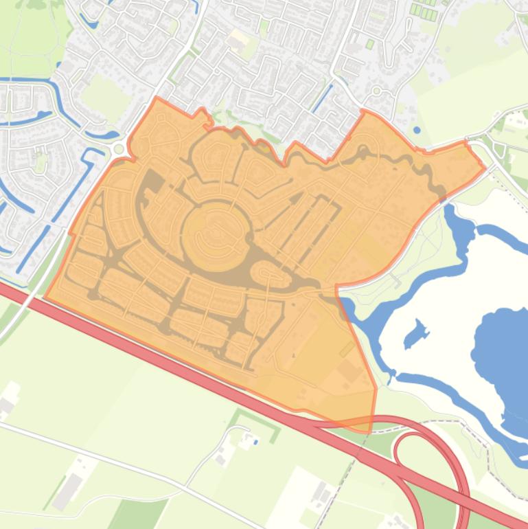 Kaart van de buurt Beuningen-Beuningse Plas.