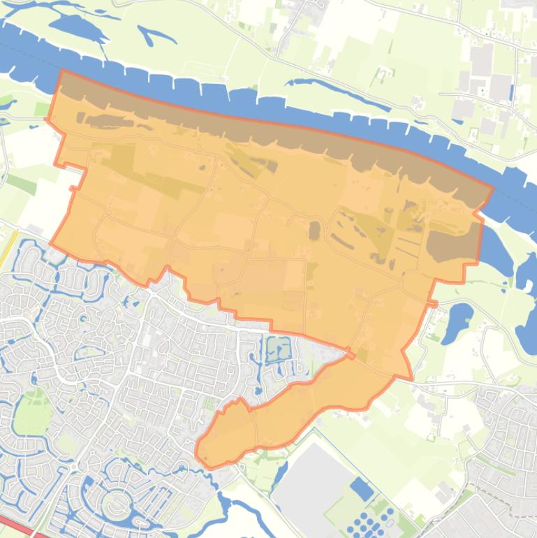 Kaart van de buurt Beuningen-Buitengebied Noord.