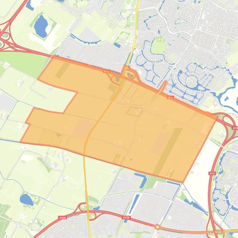 Kaart van de buurt Beuningen-Buitengebied Zuid.