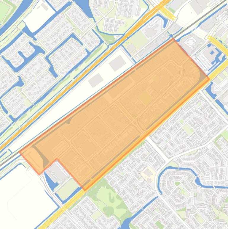 Kaart van de buurt Beveland.