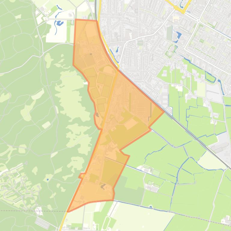 Kaart van de buurt Beverwijkerstraatweg.