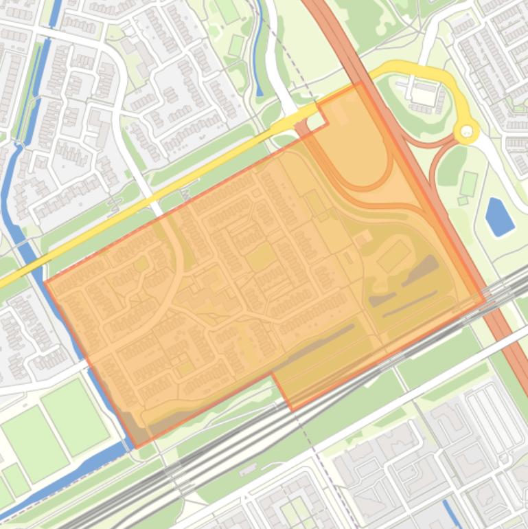 Kaart van de buurt Biesbosch.