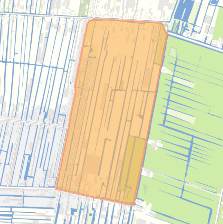 Kaart van de buurt Biezen-Oost.