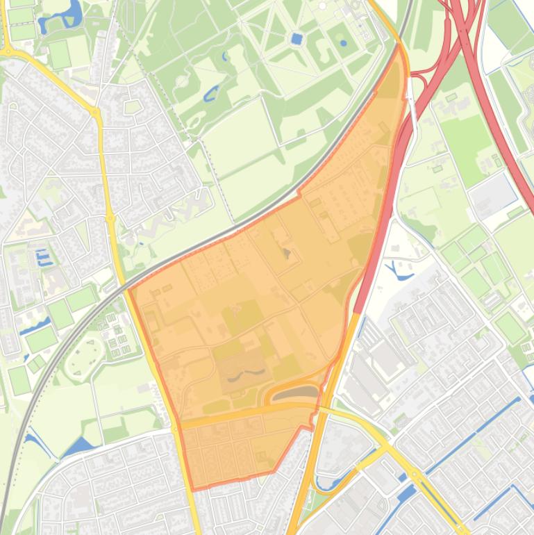 Kaart van de Biezenbuurt.