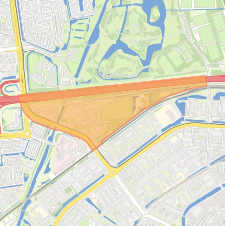Kaart van de buurt Bijdorp.
