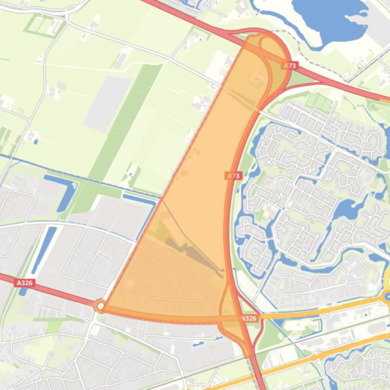 Kaart van de buurt Bijsterhuizen.