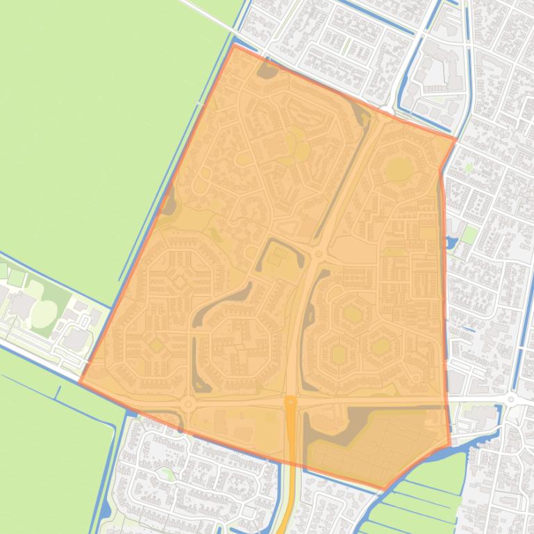 Kaart van de buurt Bikkersvaart.