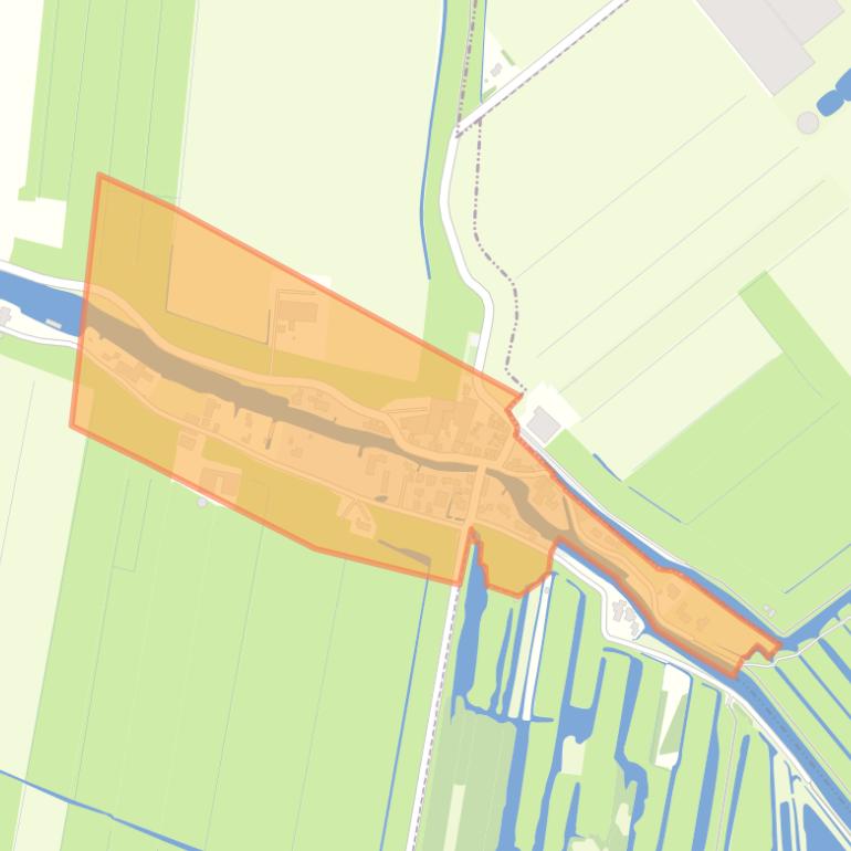 Kaart van de buurt Bilderdam.