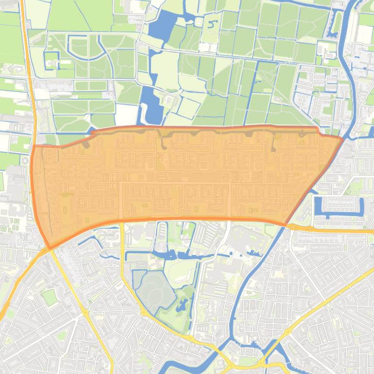 Kaart van de buurt Bilgaard.