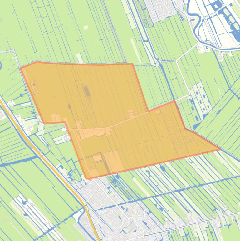 Kaart van de buurt Bilwijk.