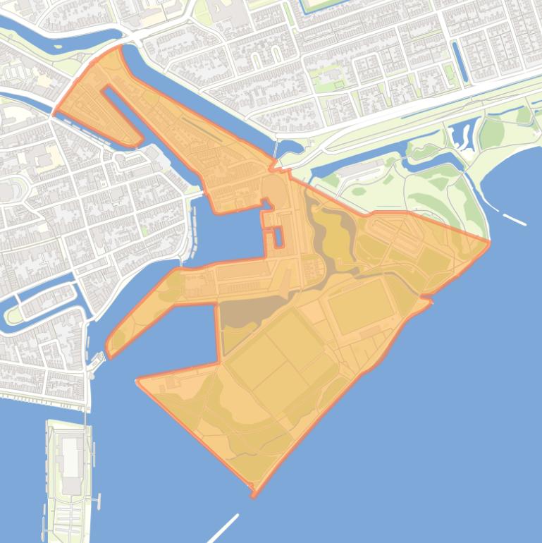 Kaart van de Binnenstad - Buurt 10 00.