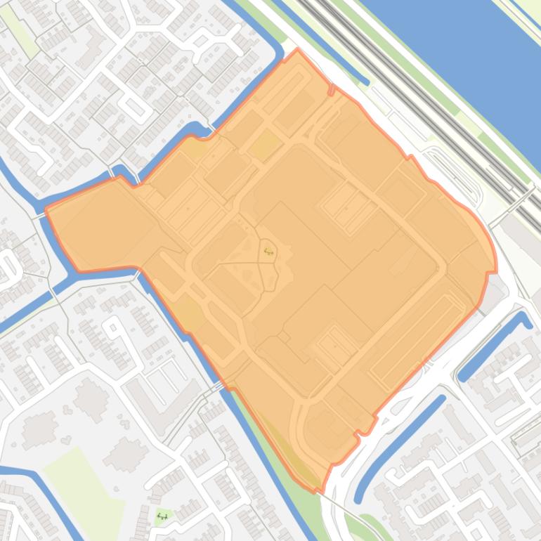 Kaart van de buurt Bisonspoor.