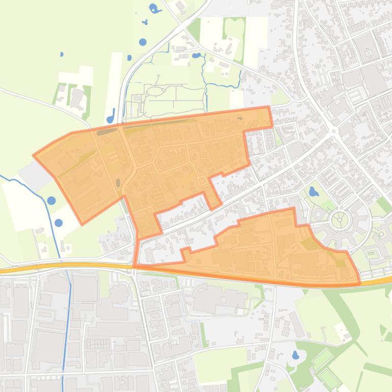 Kaart van de buurt Bladel Bedrijventerrein De Beemd en Leemskuilen.
