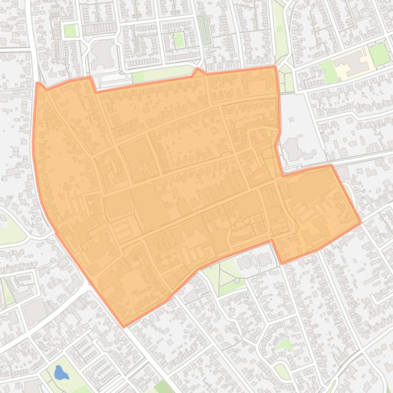 Kaart van de buurt Bladel Centrum.