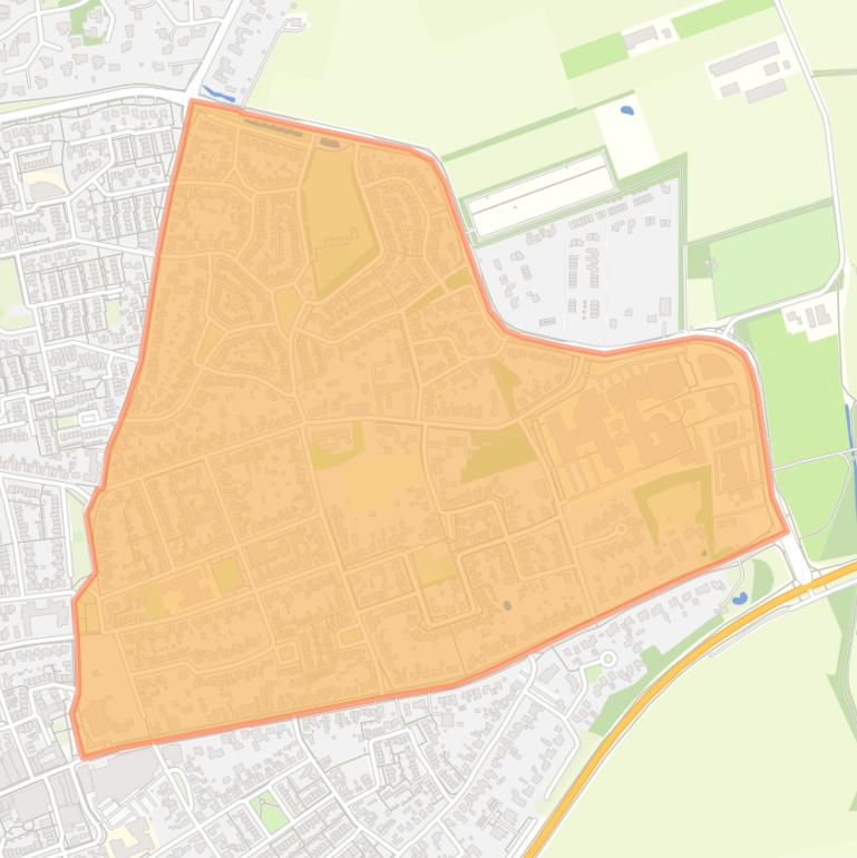 Kaart van de buurt Bladel Hofstad.