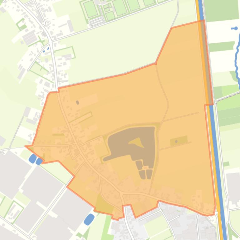 Kaart van de buurt Blank Water.