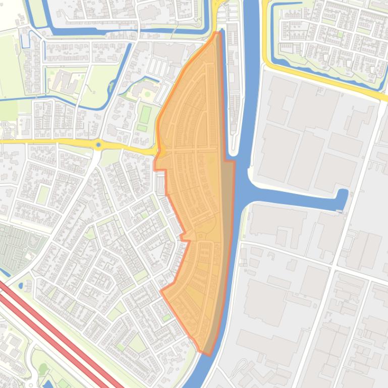 Kaart van de buurt Blankenborch.