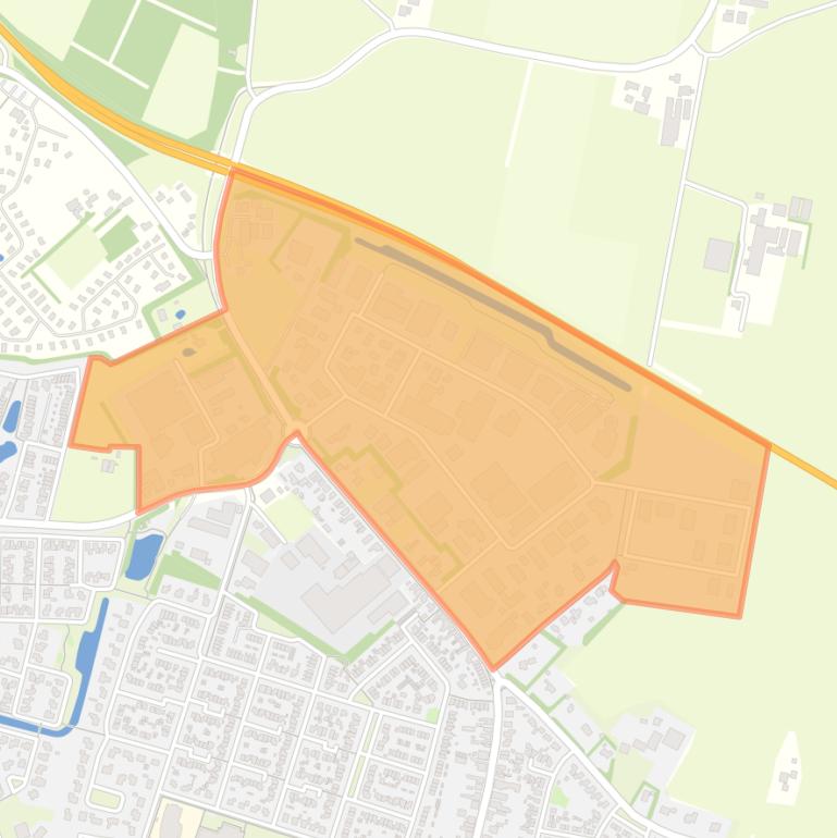 Kaart van de buurt Blankenfoort.