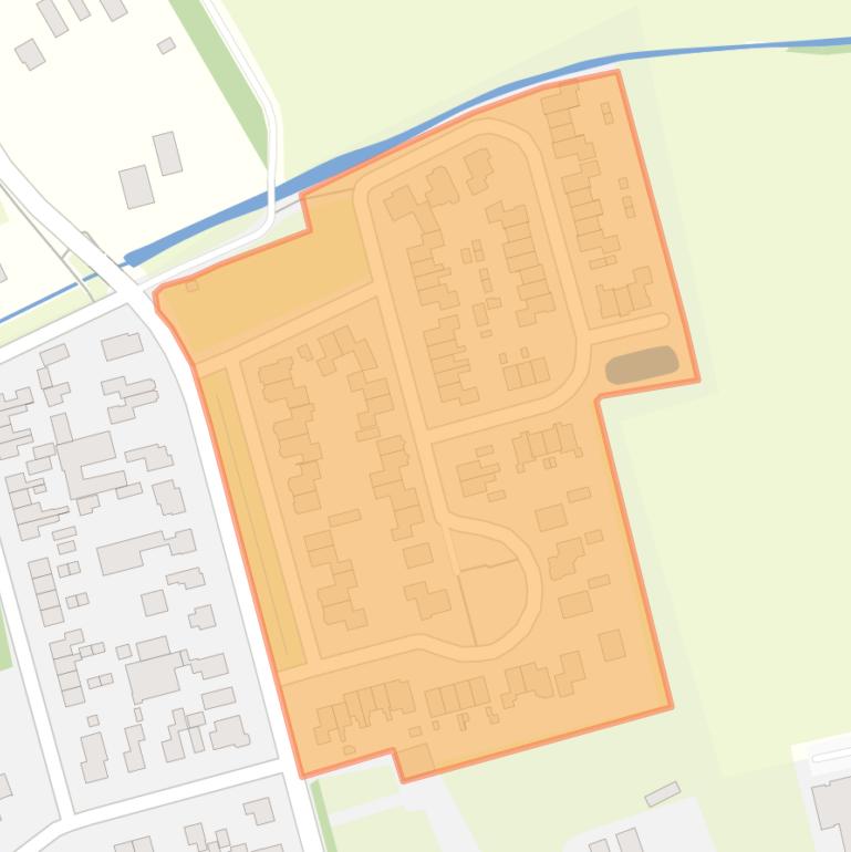 Kaart van de buurt Blankenhoef.