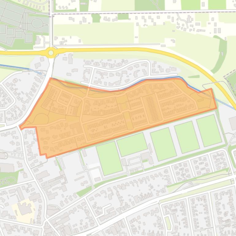 Kaart van de buurt Blankensgoed.