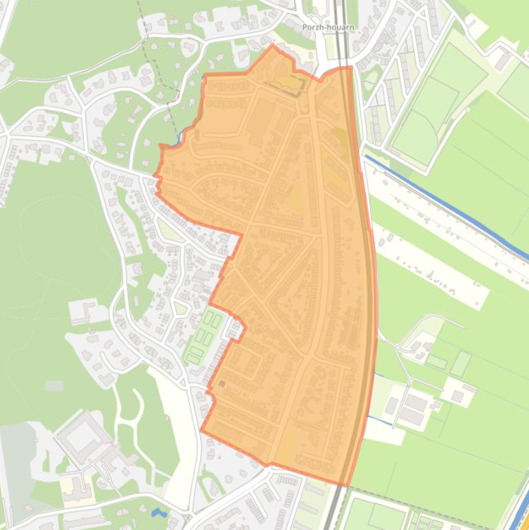 Kaart van de Blekersbuurt.