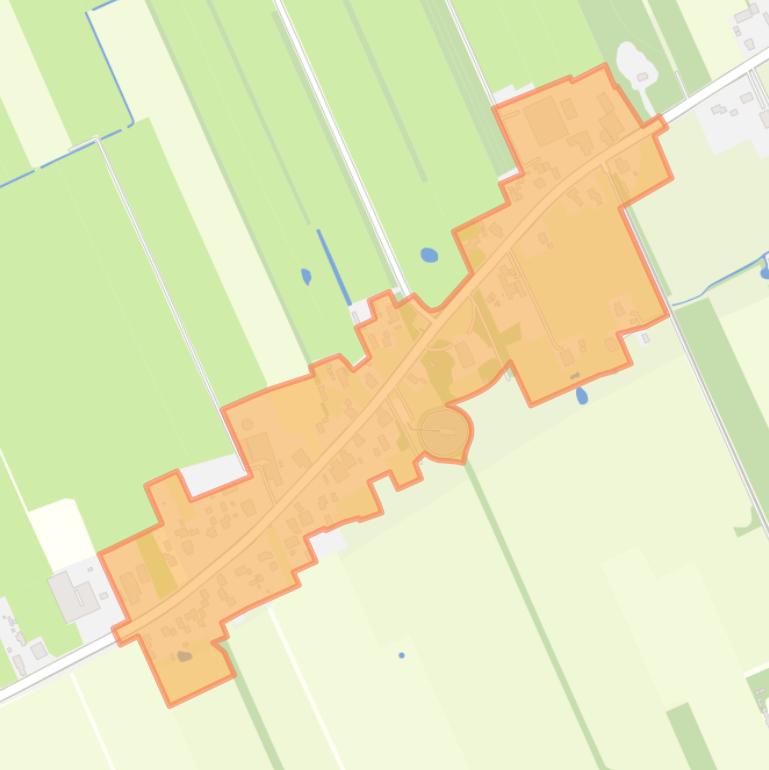 Kaart van de buurt Blesdijke.