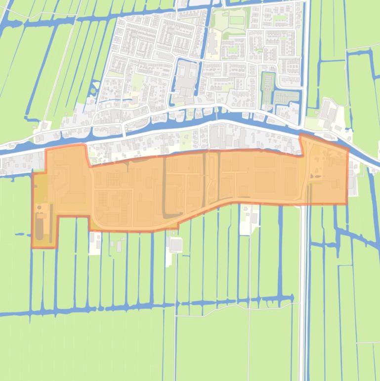 Kaart van de buurt Bleskensgraaf-Melkweg.