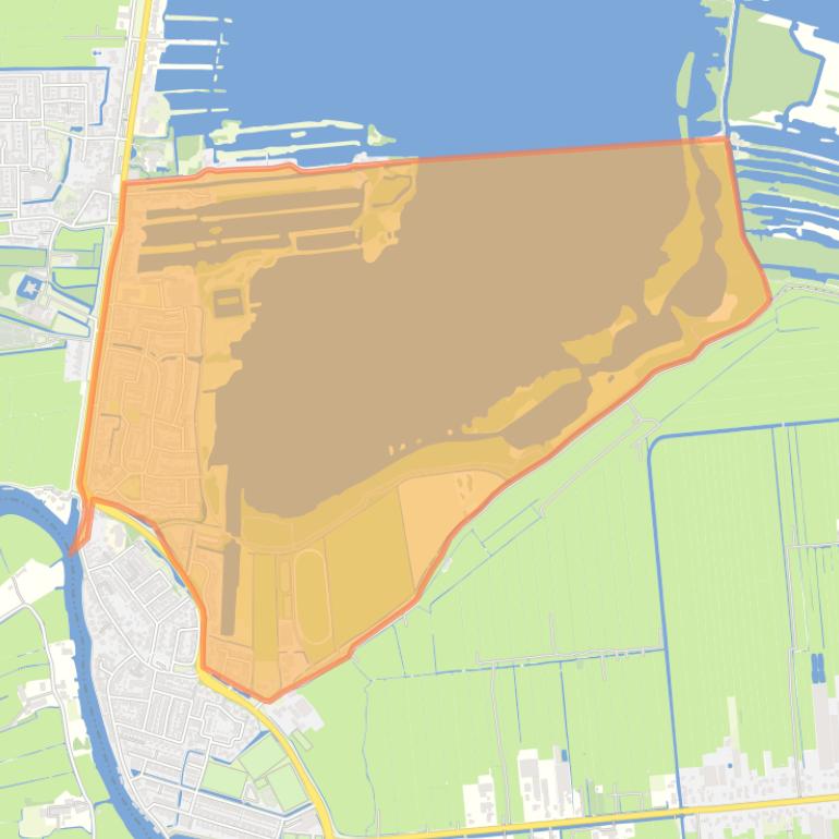 Kaart van de buurt Blijkpolder.