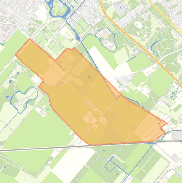 Kaart van de buurt Blikkenburg en omgeving.