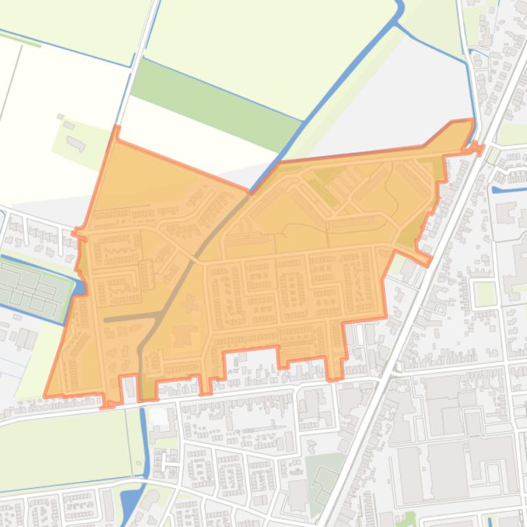 Kaart van de Bloemen- en Plantenbuurt.