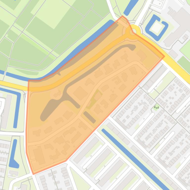 Kaart van de Bloemenbuurt A(kelei).