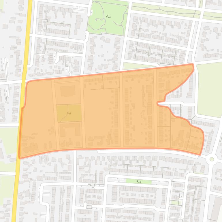Kaart van de Bloemenbuurt.