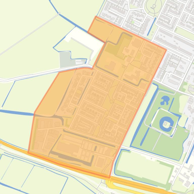 Kaart van de buurt Bloemendaele.