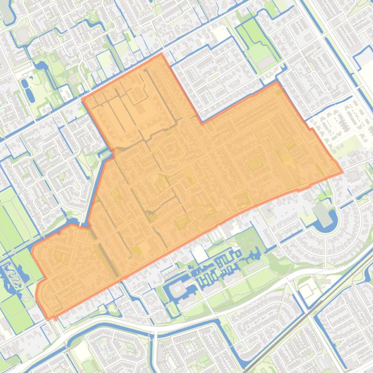 Kaart van de Blokker - Buurt 31 04.