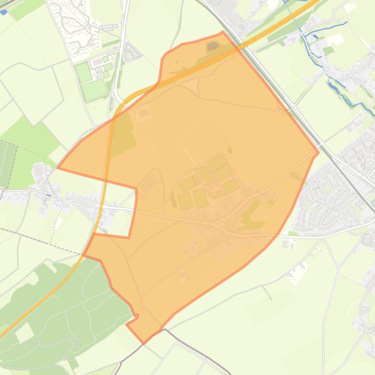 Kaart van de buurt Bocholtzerheide.