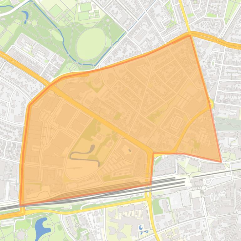 Kaart van de buurt Boddenkamp.