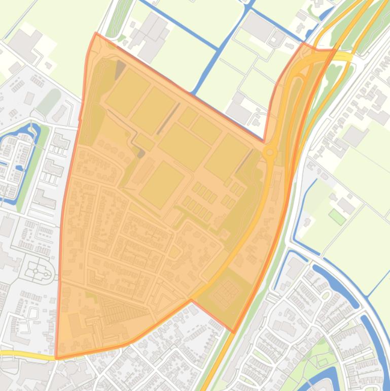 Kaart van de buurt Boekhorst.