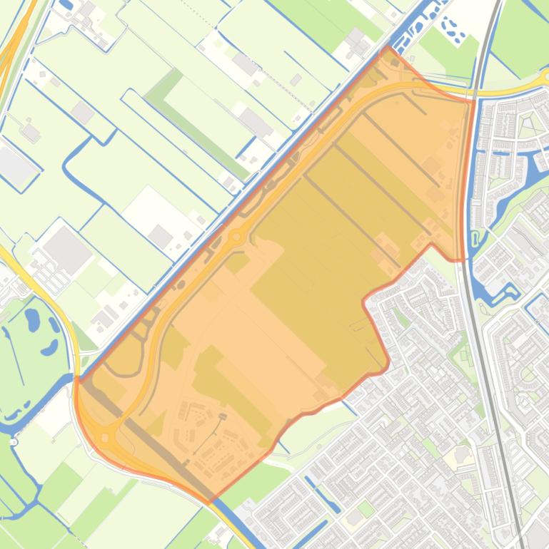 Kaart van de buurt Boekhorstpolder.