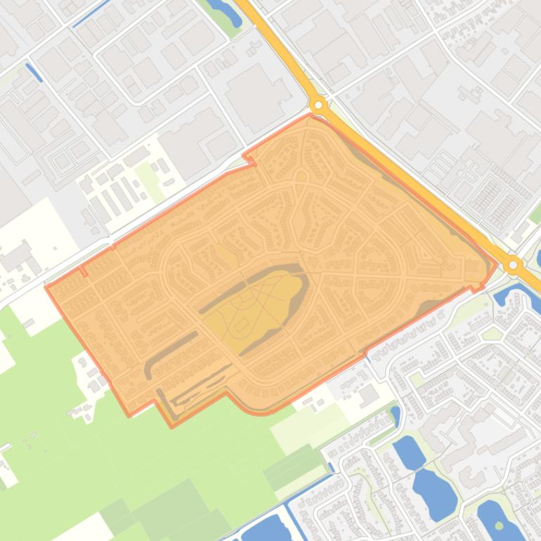 Kaart van de buurt Boerenstreek.