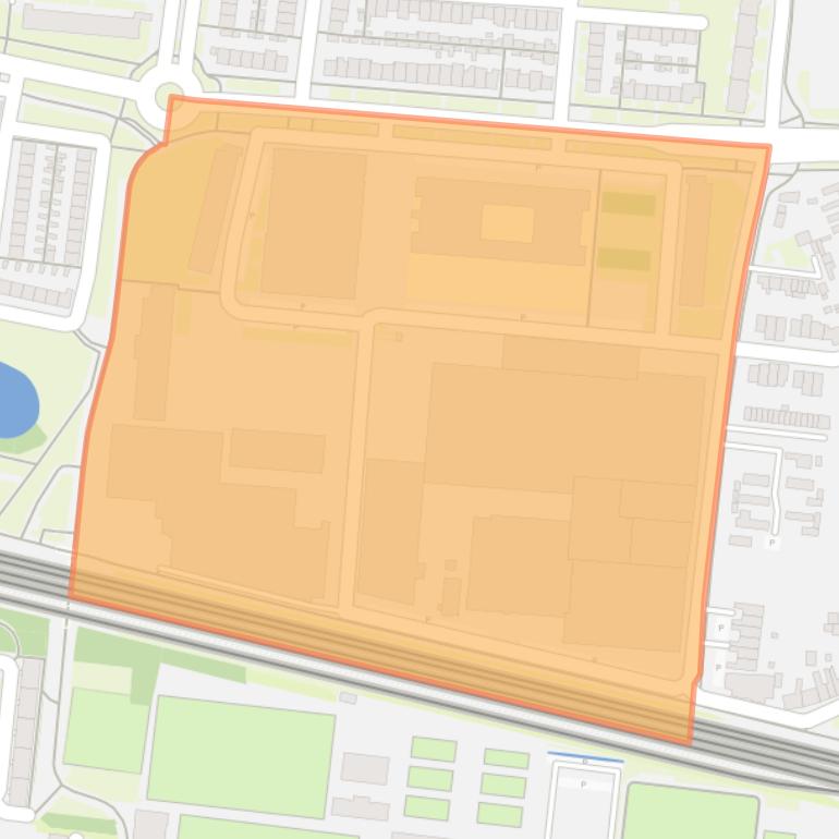 Kaart van de buurt Bokhamer West.